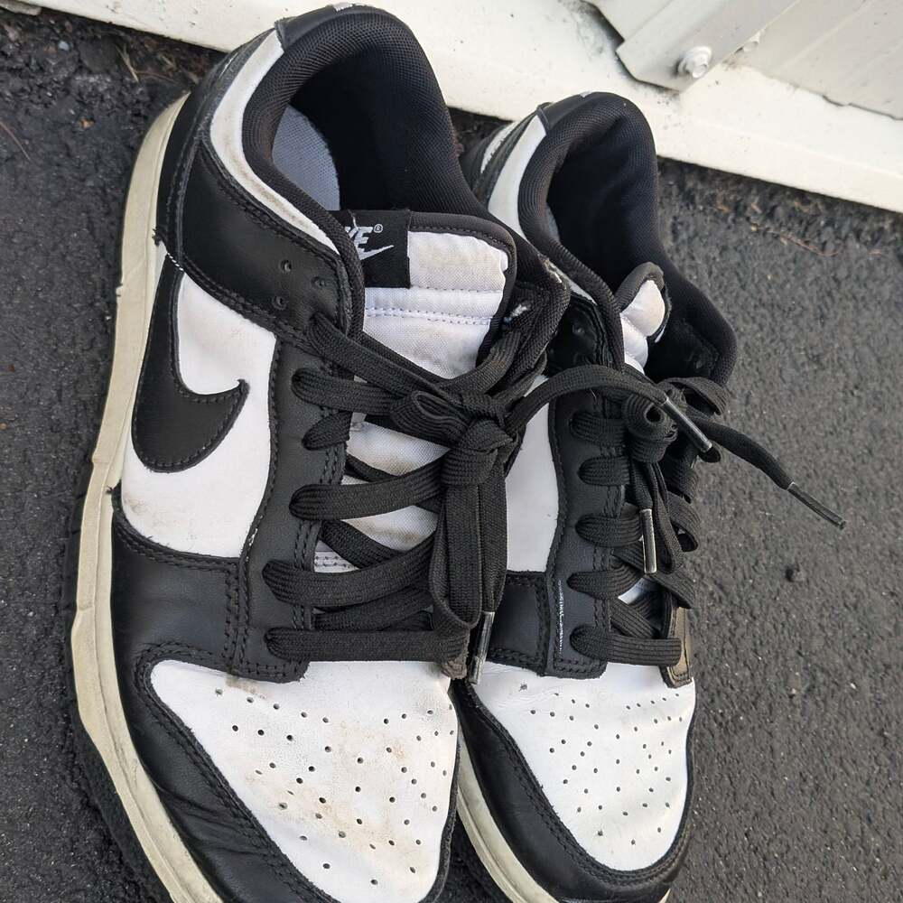 Nike Dunk Low Black/White Colorblock Low Top Lace-Up Men’s Sneakers